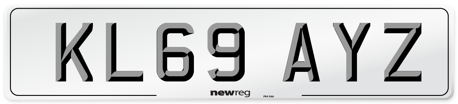KL69 AYZ Number Plate from New Reg